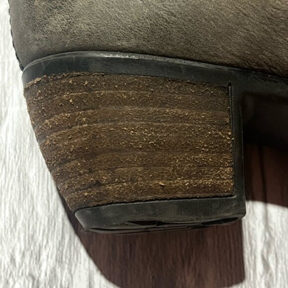 Brown's Distressed Leather/Suede COLOR Tall Boots - Picture 16 of 16